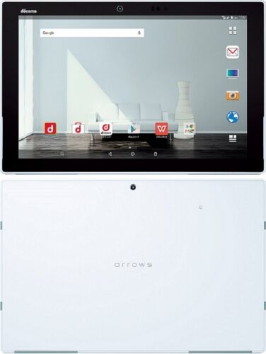 FUJITSU F-04H ARROWS TAB 10.5" IRIS ANDROID TABLET MADE IN JAPAN WHITE UNLOCKED - Picture 1 of 12