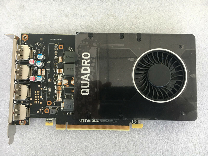NVIDIA Quadro P2000 5GB GDDR5 4xDisplayPort Profile Graphics Card
