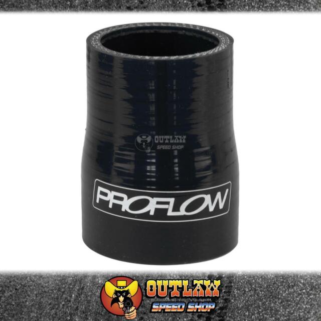 PROFLOW SILICONE HOSE 2.00" - 3.00" STRAIGHT REDUCER BLACK - PFES201-200-300B