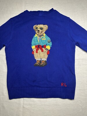 Polo Ralph Lauren POLO BEAR HOODED JUMPER - Strickpullover - city royal