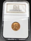1953 P Lincoln Wheat Cent Penny Coin MS66 NGC Red RD Brown Label Gem BU #029