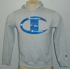 Champion Gray Light Weight Hoodie Sweatshirt Girls Large