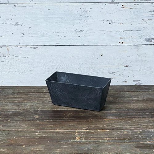 Caja de flores ArtStone Ella negra novedad - 14,5 pulgadas Foto 4 de 4