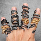 Animal Snake Cobra Series Collection Stainless Steel Men Rings Punk Trendy Women