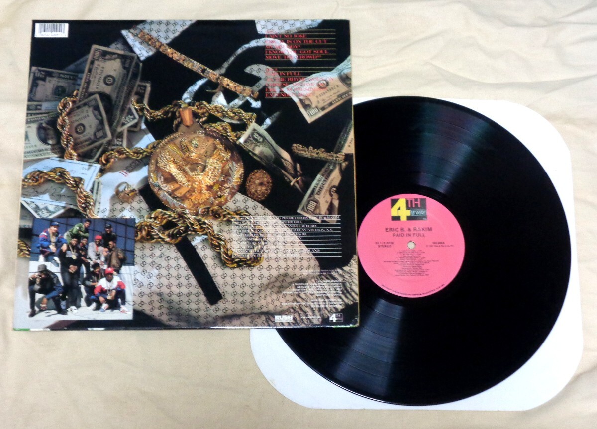 Eric B. & Rakim - Paid In Full - 4th & Broadway 444-005 US Reissue
