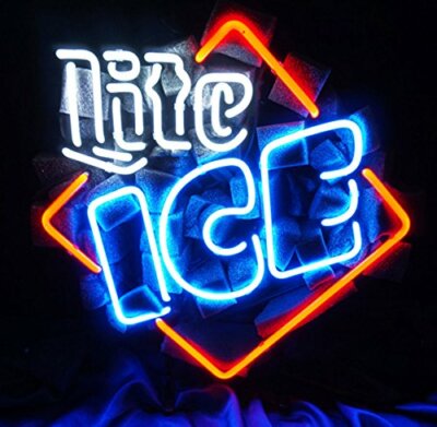 Miller Lite ICE Neon Light Sign 24