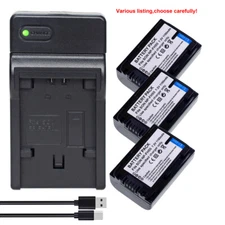 Battery or Charger for Sony NP-FH50 FH30 DSLR-A230 DSLR-A290 DSLR-A330 DSLR-A380
