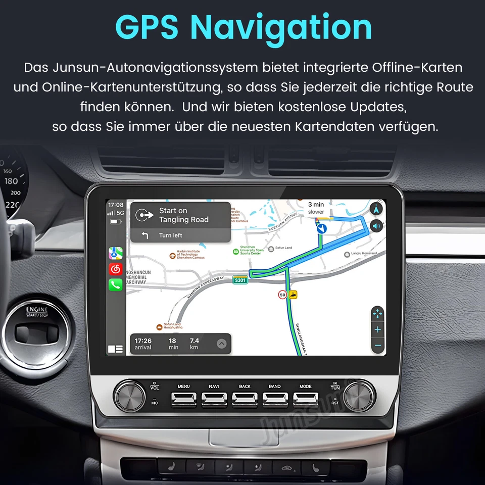 Android 13 Carplay Autoradio Für VW Passat B7 2010-2015 GPS Navi WIFI BT FM 64G - Bild 4 von 4