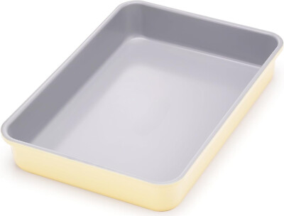 Nonstick Rectangle Baking Pan 9x13 In Ceramic Coating,Non-Toxic,Rust Resistant