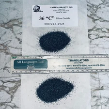 Silicon Carbide 20 lbs 36 Grit Coarse Black Polishing/Tumbling Abrasive Media