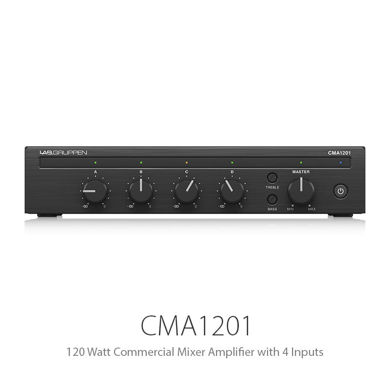 NEW LAB GRUPPEN CMA1201 120 Watt Commercial Mixer Amp Authorized Dealer