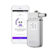 V2 KETOSCAN Mini Breath Ketone Meter, Diet & Fitness Tracker | Monitor Your F...