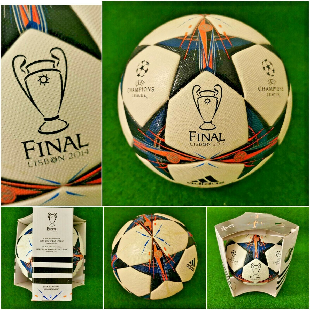 Fussball Adidas Match Ball Final Lisbon 2014 OMB Champions