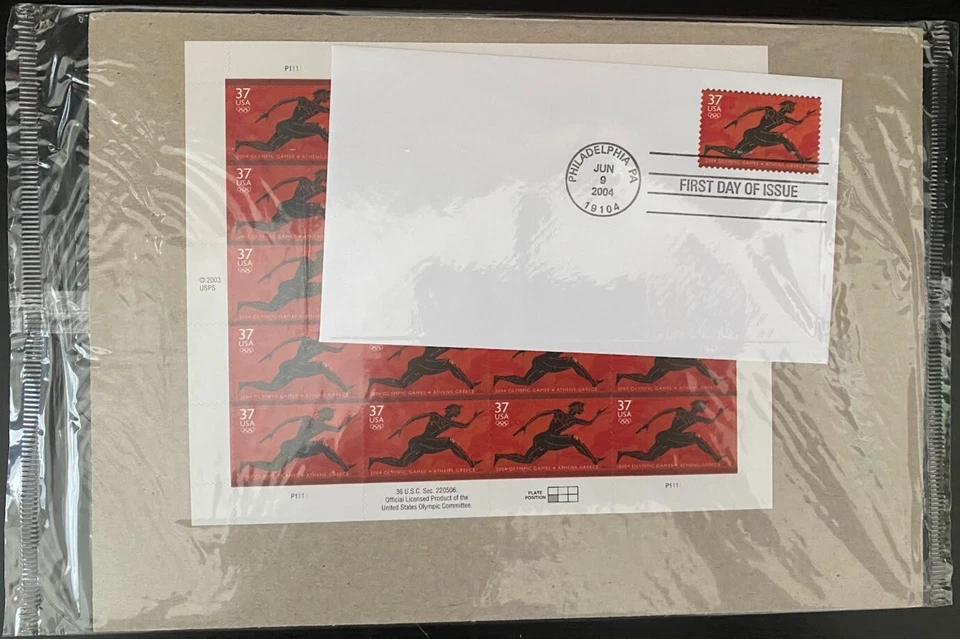 US Stamps Sheets 2003, 2004 Lot of 21 sheets 375 Stamps +2 FDC PO Original Packs - Image 4 of 4