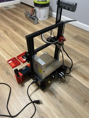 Ender 3 Pro 3d Printer with BL touch and 3d printed attachments 