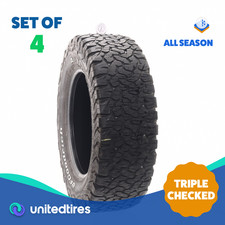 Set Of 4 Used Lt 27565r18 Bfgoodrich All-terrain Ta Ko2 - 7.5-9.532 Set Of 4 Used Lt 27565r18 Bfgoodrich All-terrain Ta Ko2 - 7.5-9.532