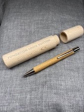 LOUIS VUITTON Fondation Ballpoint Pen Silver Finish Authentic Genuine