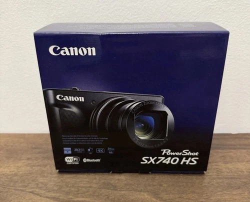 Canon PowerShot SX740 HS 20.3MP Point & Shoot Camera - Black