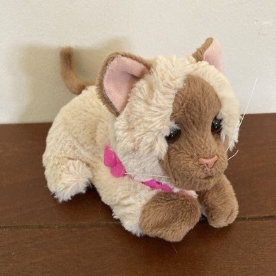 Hasbro FurReal Friends Small Siamese Kitten Cat 7'' Interactive works Brown