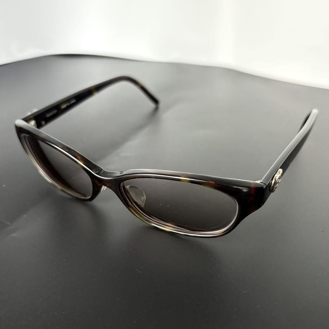 GUCCI Sunglasses Lovely Heart Glasses Eyewear Glasses Heart Interlocking Tortois thumbnail 2