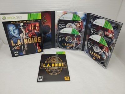 XBOX 360 LA L.A. NOIRE THE COMPLETE EDITION GAME BOX SET ROCKSTAR