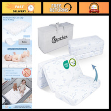 Pack and Play Mattress, 38x26 Trifold Dual-Sided Memory Foam