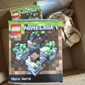 LEGO Minecraft Micro World Complete Set 21102, 480 Pieces, Box