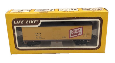 Life-Like 8501 Oscar Mayer Reefer Box Car HO Scale Vintage Model Train