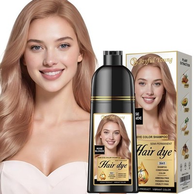 Hair Dye Shampoo With Natural Ingredients Gray Hair Coverage, Ammonia-Free.