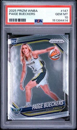 2025 Panini Prizm WNBA - Rookie Variation Paige Bueckers #147 (RC) PSA 10