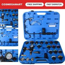 28pcs Universal Radiator Pressure Tester Kit - Coolant System Diagnostic Tool 28pcs Universal Radiator Pressure Tester Kit - Coolant System Diagnostic Tool