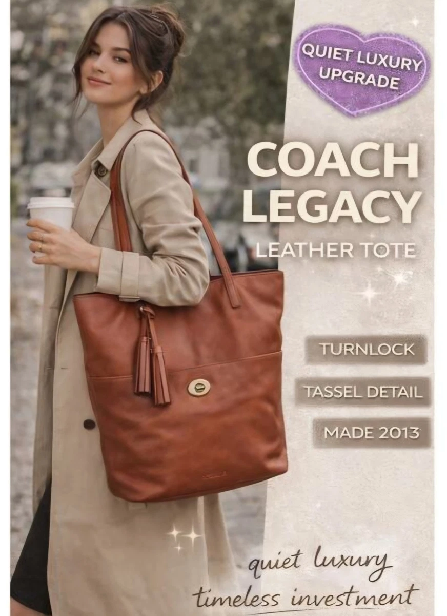 Coach Legacy Turn Lock Tote Bags & Handbags for Women | eBay