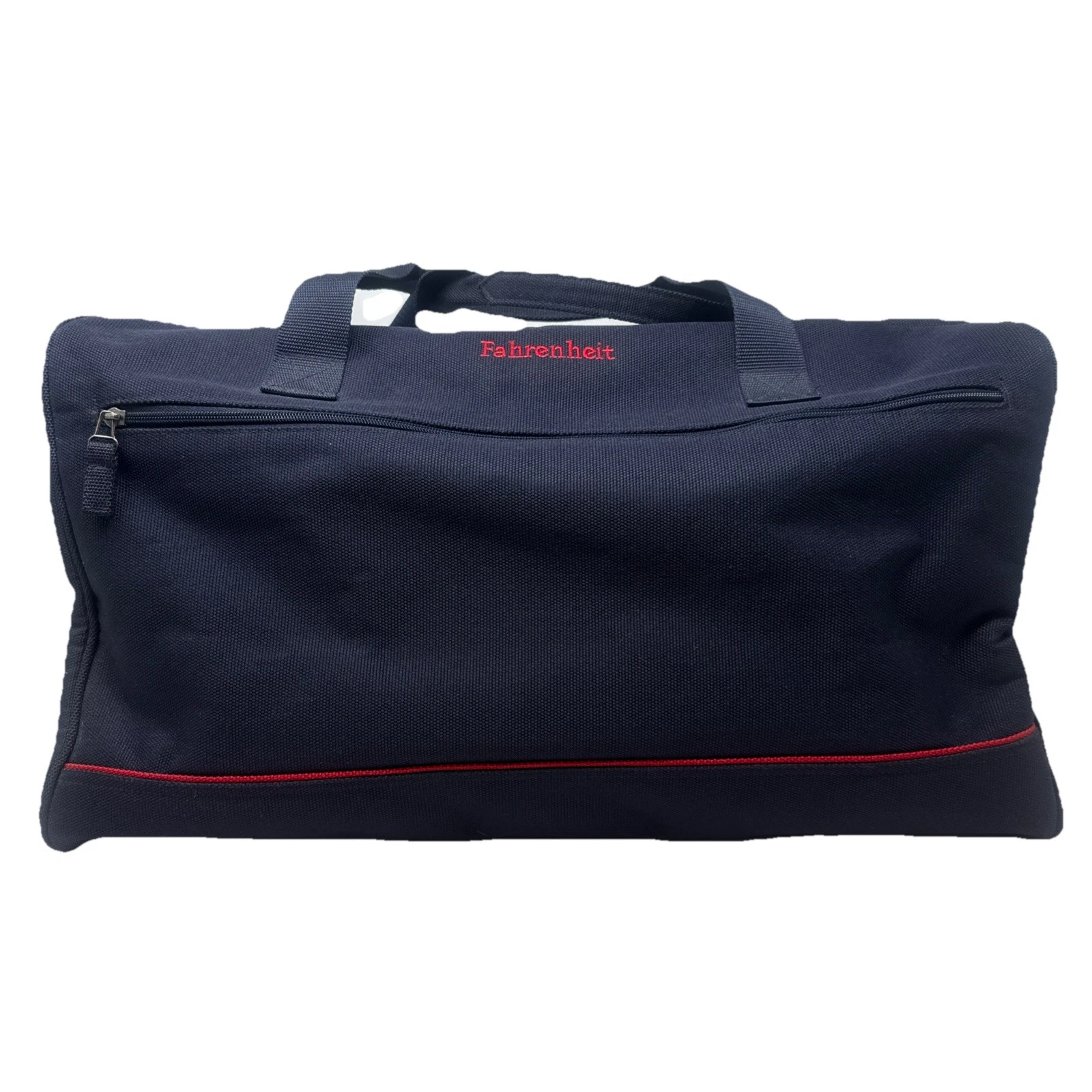 Grand sac de voyage Fahrenheit Christian Dior bleu marine poche latérale poignées sangle