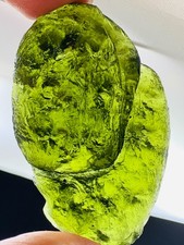Raw Moldavite Regular Grade Tektite 131CT Textured With Certificate Authenticity