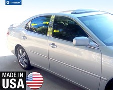 Tyger For 03-06 Lexus Es 300330 6pc Stainless Steel Chrome Pillar Post Trim