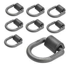 Pack Heavy Duty Weld-On Forged D Ring, MBS:12,000 lbs 1/2" D-Ring Trailer Tie 8