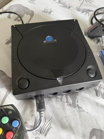 Sega Dreamcast Black Console Millennium Smoke Controller + Matching VMU and Game