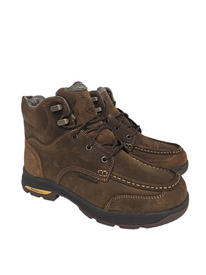 Georgia Boot Men's Athens Superlyte Moc Toe Waterproof Work Boot Brown Size 8.5M
