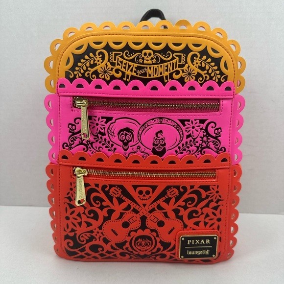 Loungefly Disney Pixar Coco Papel Picado Mini Backpack | eBay display picture 1