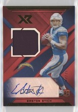 2019 Panini XR Rookie Swatch Auto Red /75 Easton Stick #RSA-27 Auto 9y9