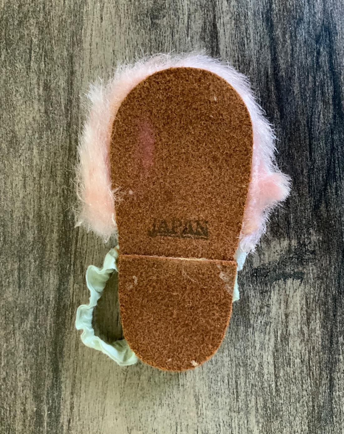 SAOLA Ciabatta vintage Mattel CHATTY CATHY rosa fuzzy solo SINGOLA