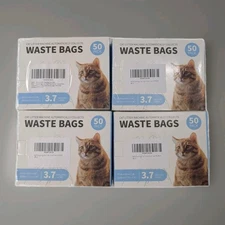 200 Self-Cleaning Cat Litter Box Waste Bags 18.5"x17.7" Automatic Drawer 3.7 Gal