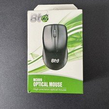 High Precision Optical Mouse BTO M309 Wired USB 3 Button Ergonomic 1000dpi New