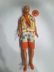 Vintage Barbie California Dream Ken Doll 1980's Mattel W/ Accessories Sandals