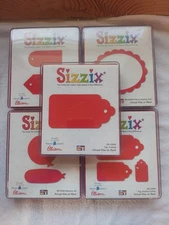 Sizzix Original Red Dies Lot Of 5 Provo Craft Ellison