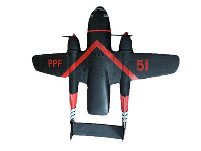 Y2K Disney Pixar Cars Planes - Fire Rescue PPF51 Cabbie Cargo Plane 16'' Mattel