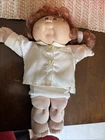 Vintage Cabbage Patch Kid Girl Doll Blue Eyes Corn Silk Hair
