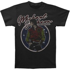 Men's Michael Jackson MJ Thriller Varsity Jacket T-shirt XX-Large Black