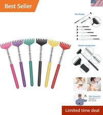 6 Pack Extendable Back Scratcher - Portable Telescoping Metal Back Scratchers...