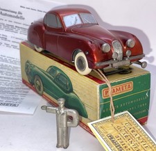 Prameta 1948 Jaguar Xk120 143 Wind-up Promo Maroon Vf Wboxkeycard Kolner